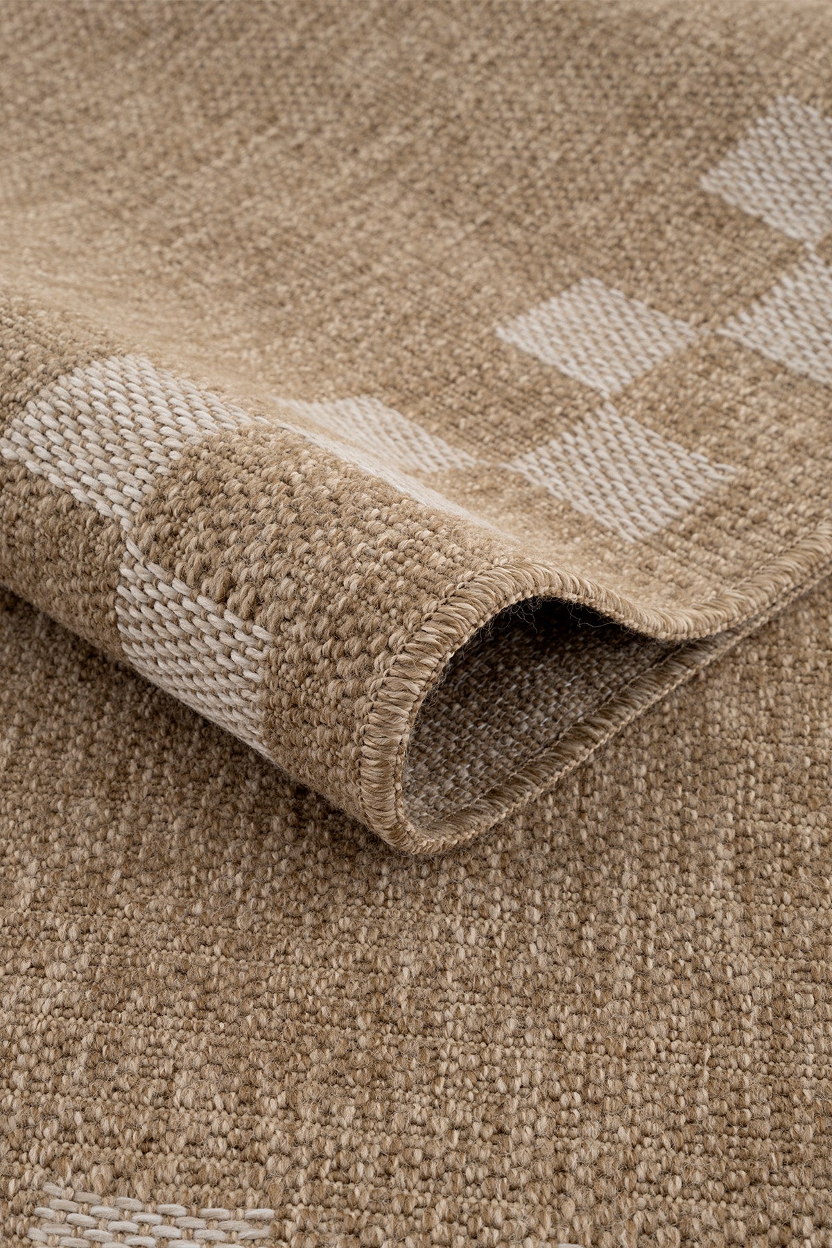 Fibra Natural Krem Halı Kilim Salon Oturma Odası Yolluk Yatak Odası Koridor Halısı A0705A