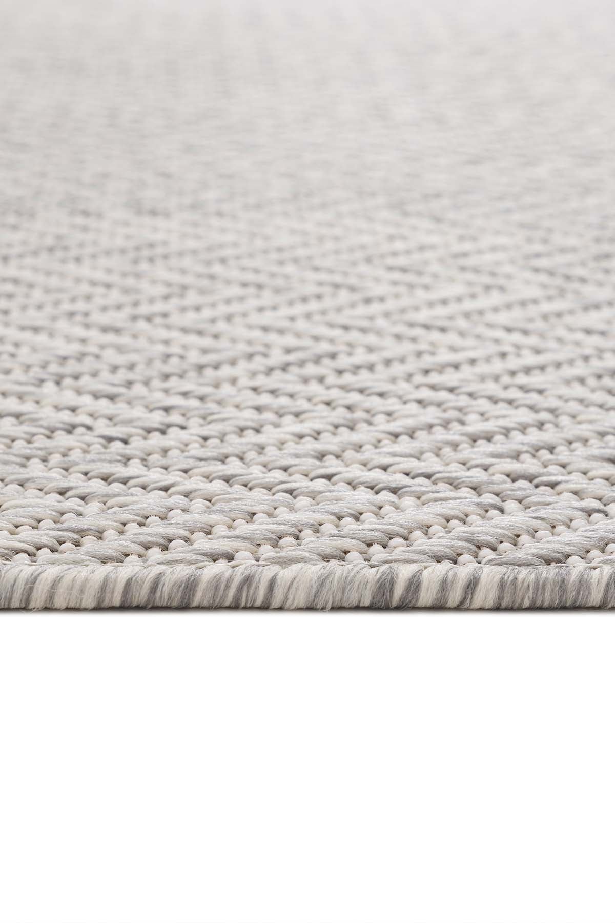 Fresco Antrasit Ekru İskandinav Jüt Yıkanabilir Halı Kilim Balkon Teras Salon Koridor Halısı 20522A