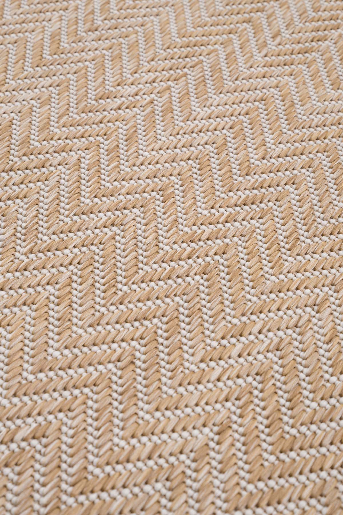 Fresco Ekru Natural İskandinav Jüt Yıkanabilir Halı Kilim Balkon Mutfak Salon Koridor Halısı 20522A
