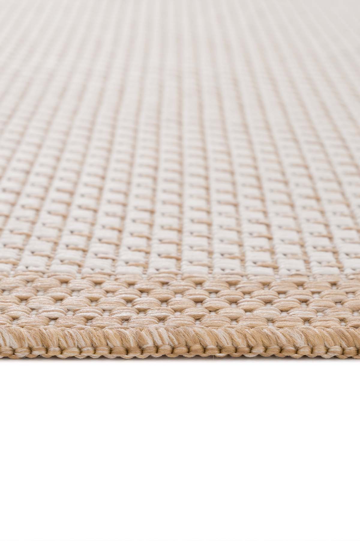 Fresco Ekru Natural İskandinav Jüt Yıkanabilir Halı Kilim Balkon Teras Salon Koridor Halısı 23745A