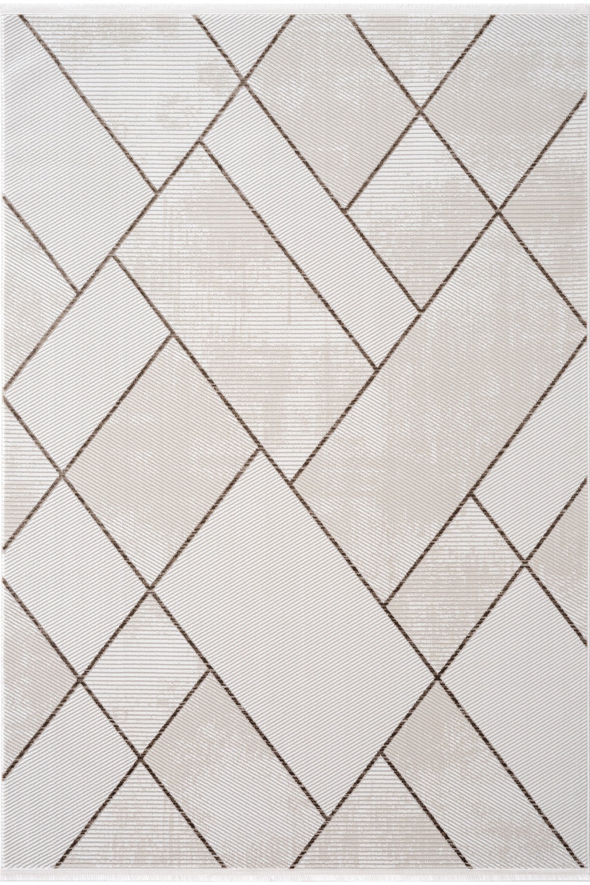 Lumina Krem Kahve Tozumaz Salon Koridor Balkon Teras Bahçe Oturma Odası Halısı A0863A