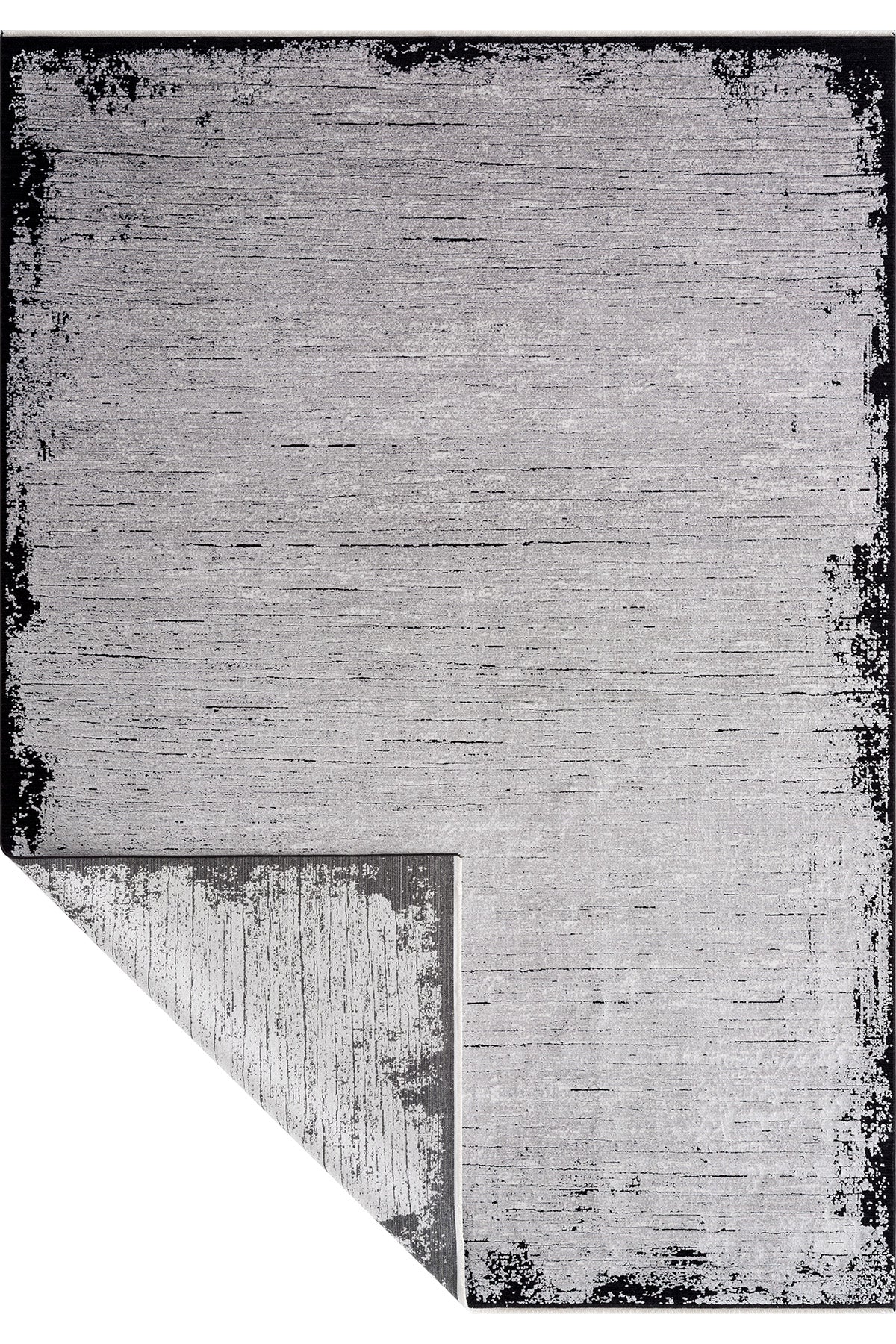 Calvin Klein Modern Sheen A3486D Gri Siyah Halı