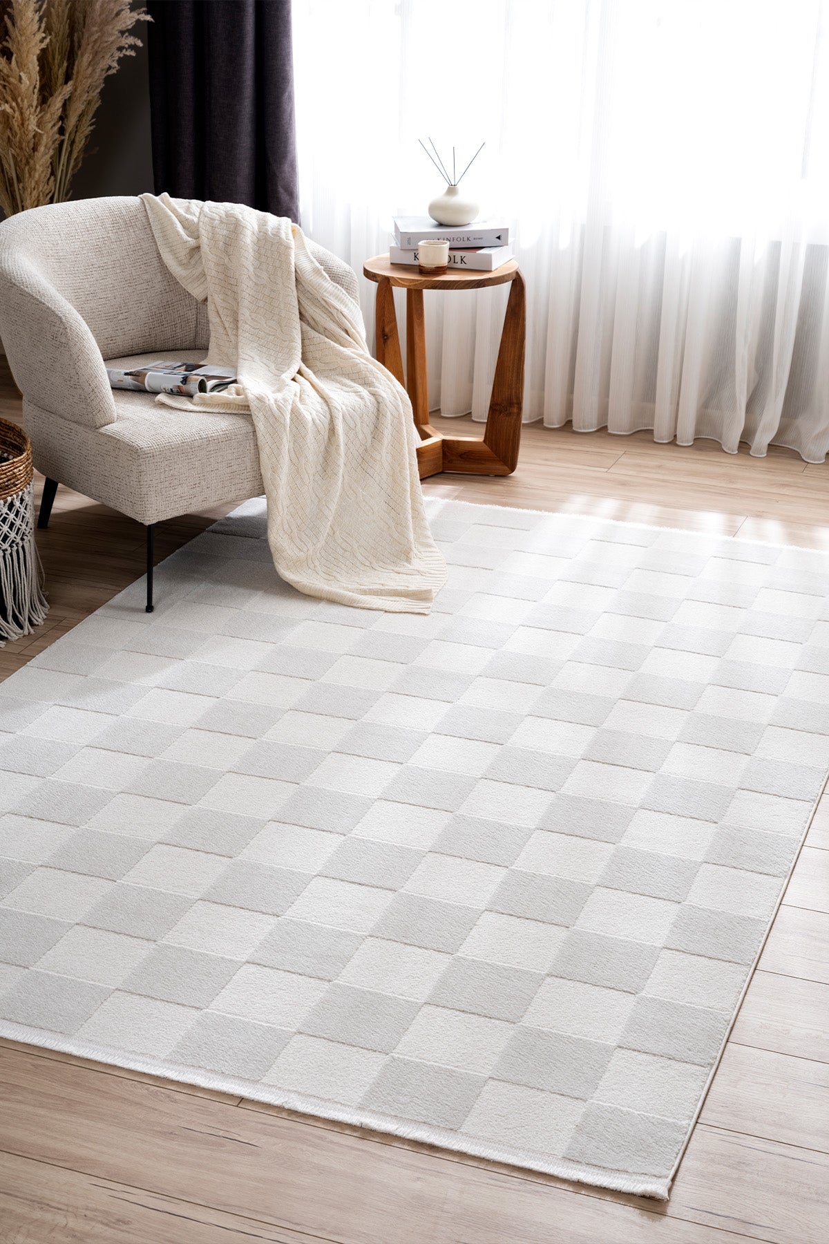 Koza Hayad Monaco Krem Halı  Salon Oturma Odası Yatak Odası Koridor Makine Halısı 33470B