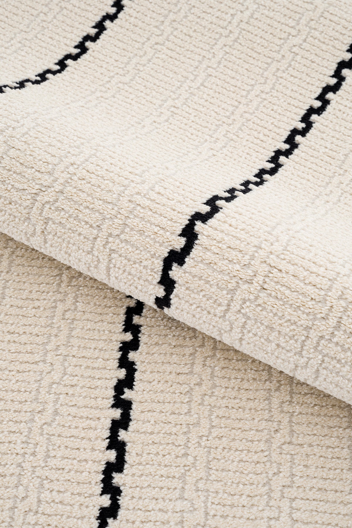 Calvin Klein Odense A2061C Krem Siyah Halı