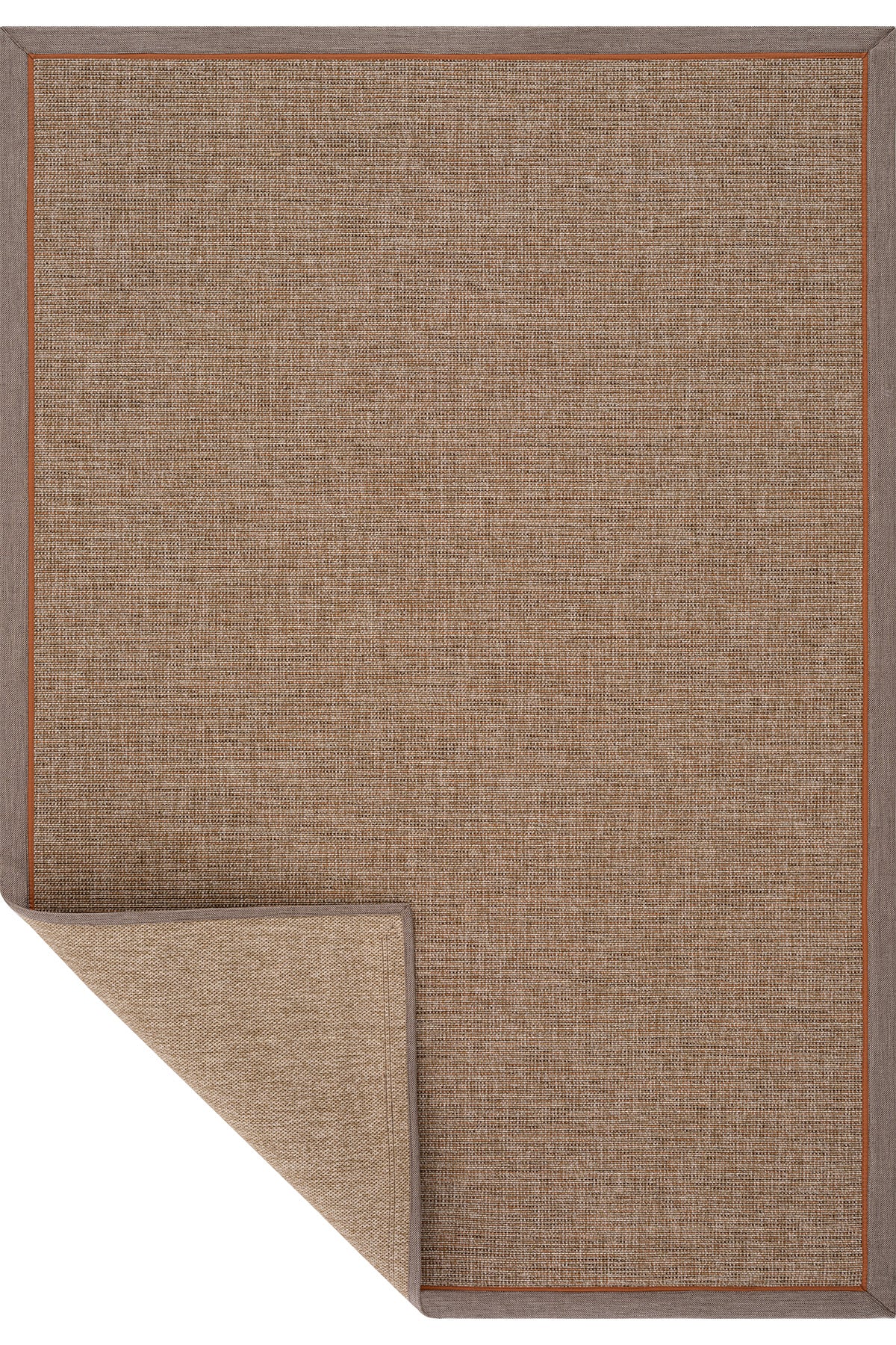 Calvin Klein Signature Bordure B3622E Vizon Turuncu Halı