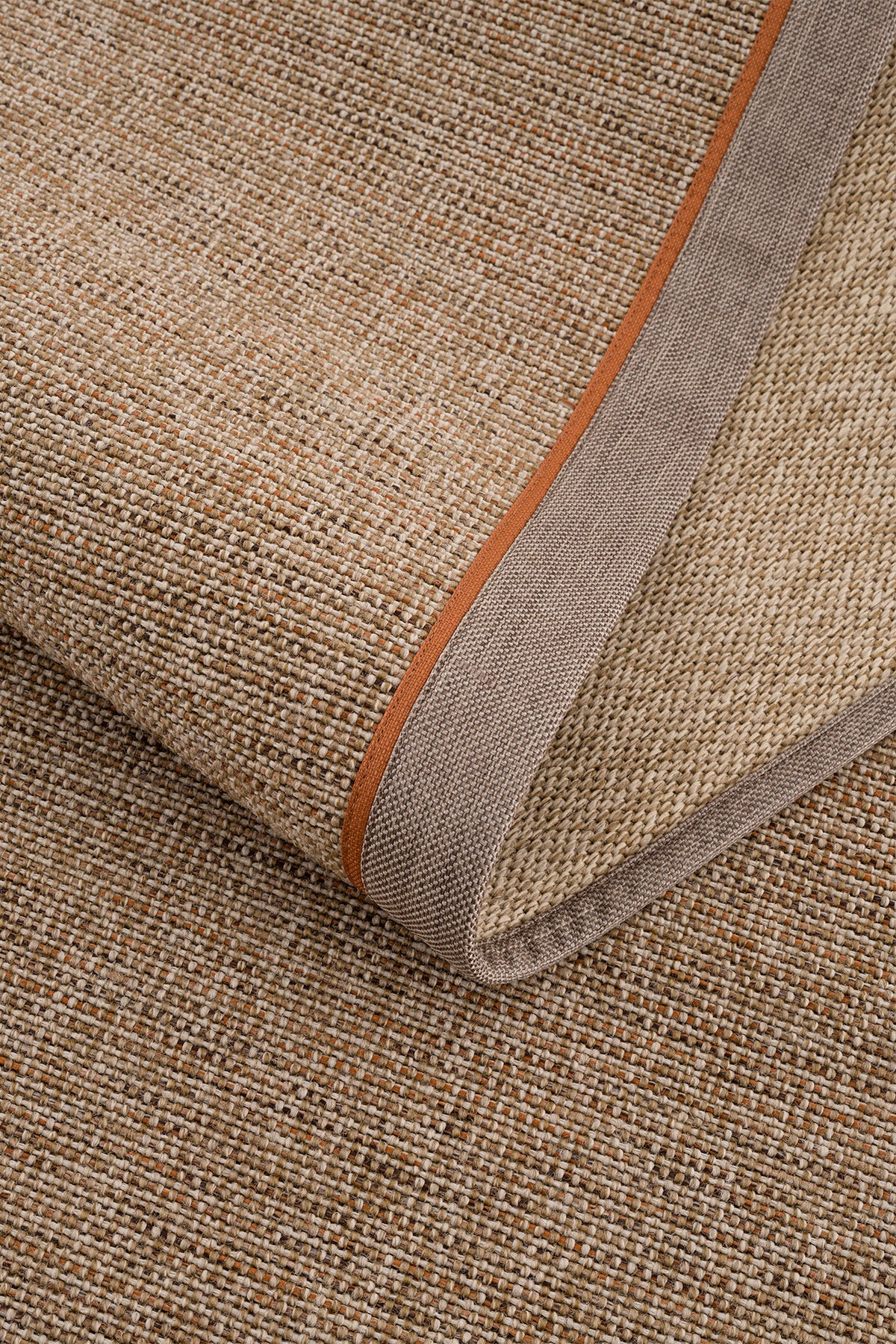 Calvin Klein Signature Bordure B3622E Vizon Turuncu Halı