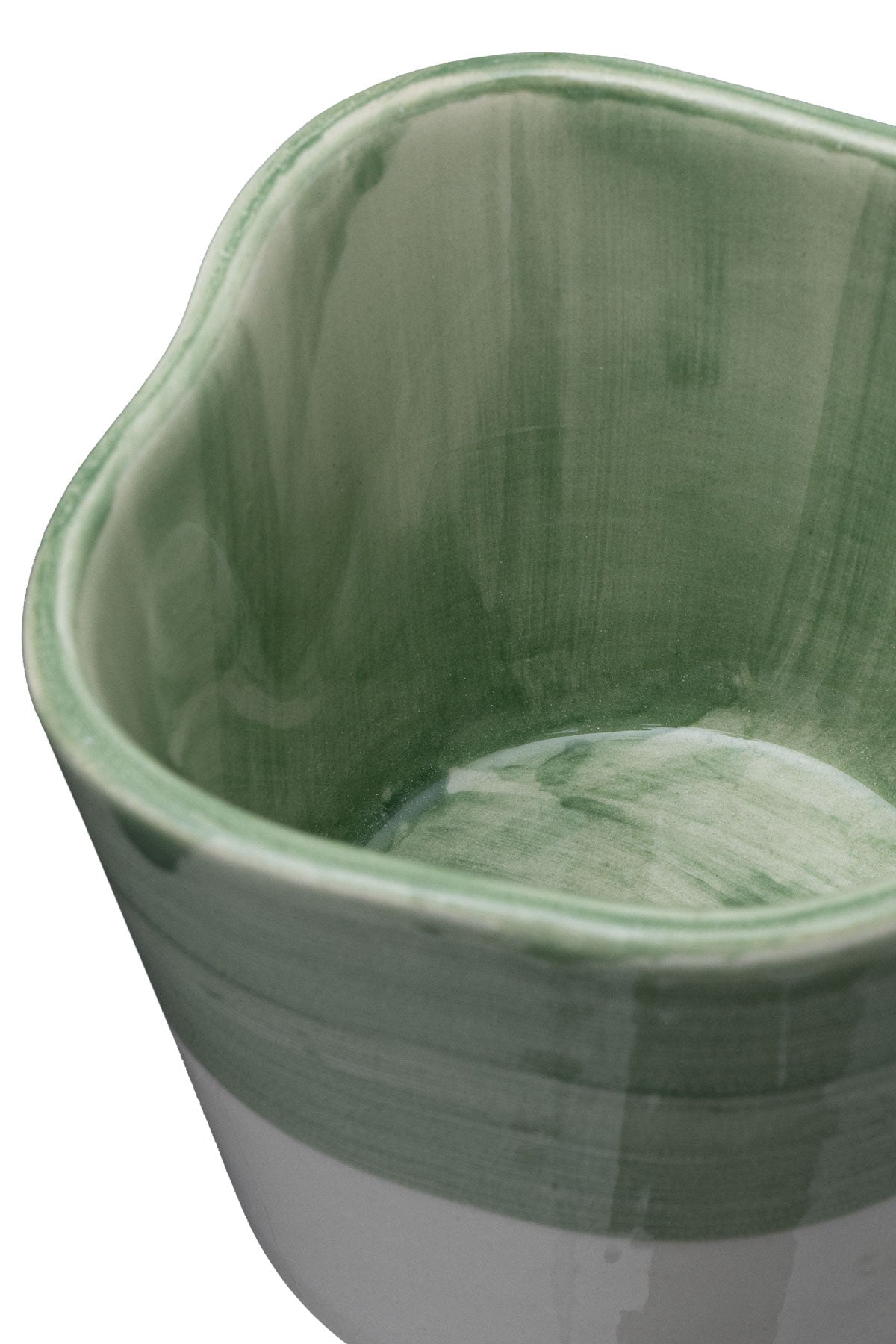 Barro Krem Yeşil Seramik Bardak Seramik Kupa 1284