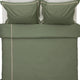 Boho Saçaklı Yeşil Nevresim Takımı Çift Kişilik 200 x 220 7030A