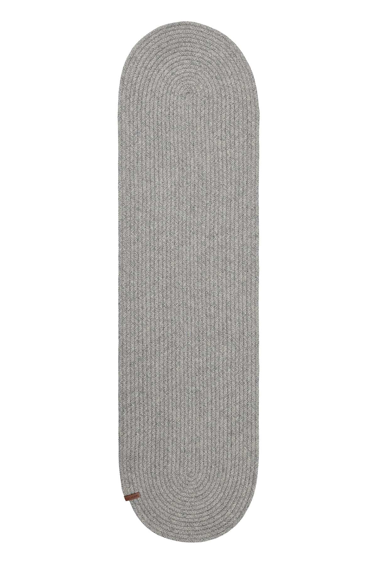 Cesta Amerikan Servis El Yapımı Pamuklu Gri Jüt Örme Dekoratif Düz Runner 37x136cm 9685