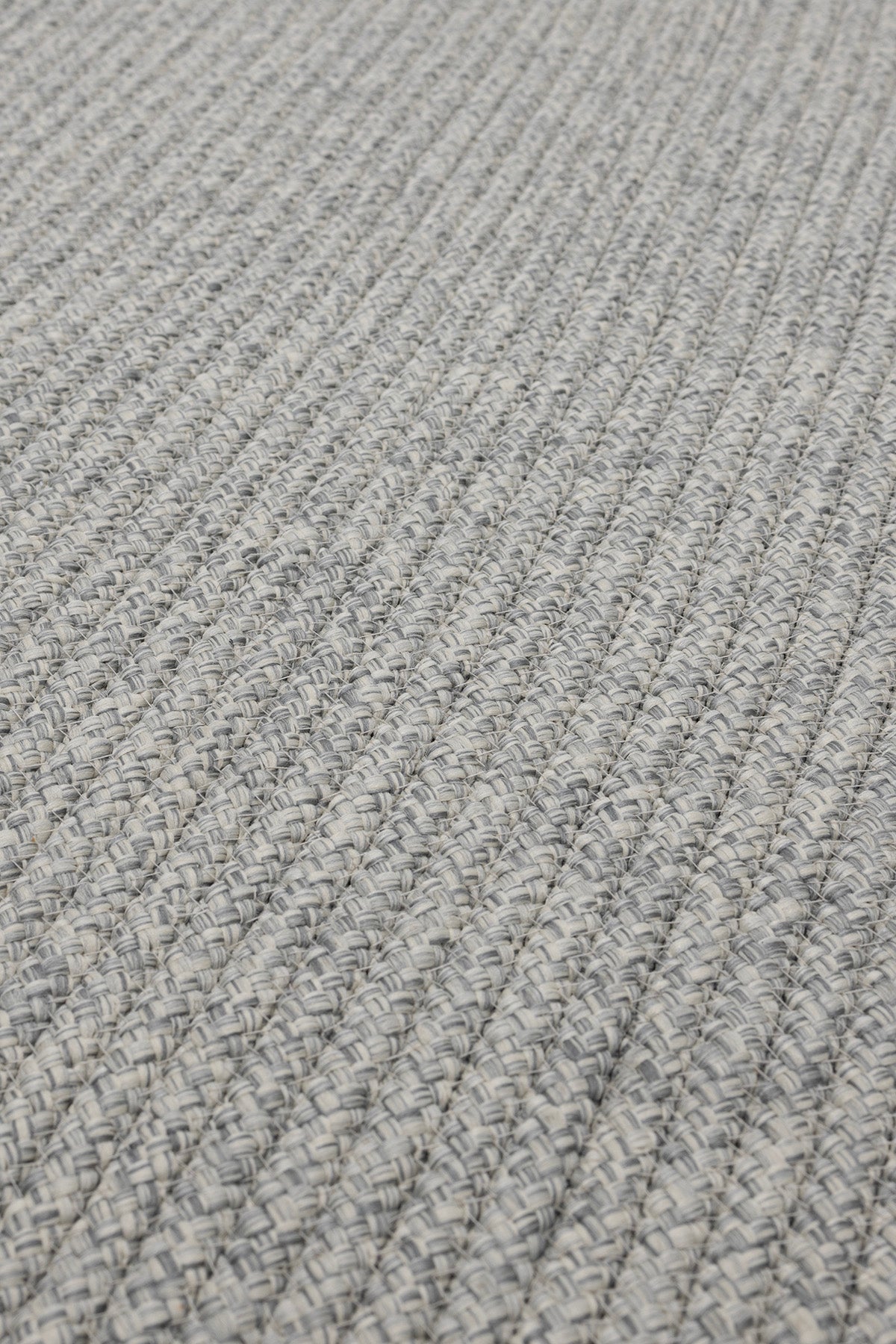 Cesta Amerikan Servis El Yapımı Pamuklu Gri Jüt Örme Dekoratif Düz Runner 37x136cm 9685