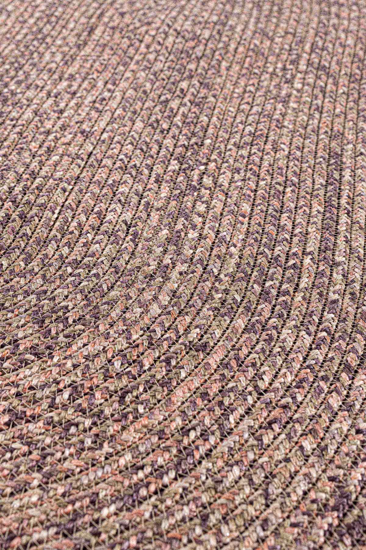 Cesta El Yapımı Örgü Mor Kilim 80x120 4026