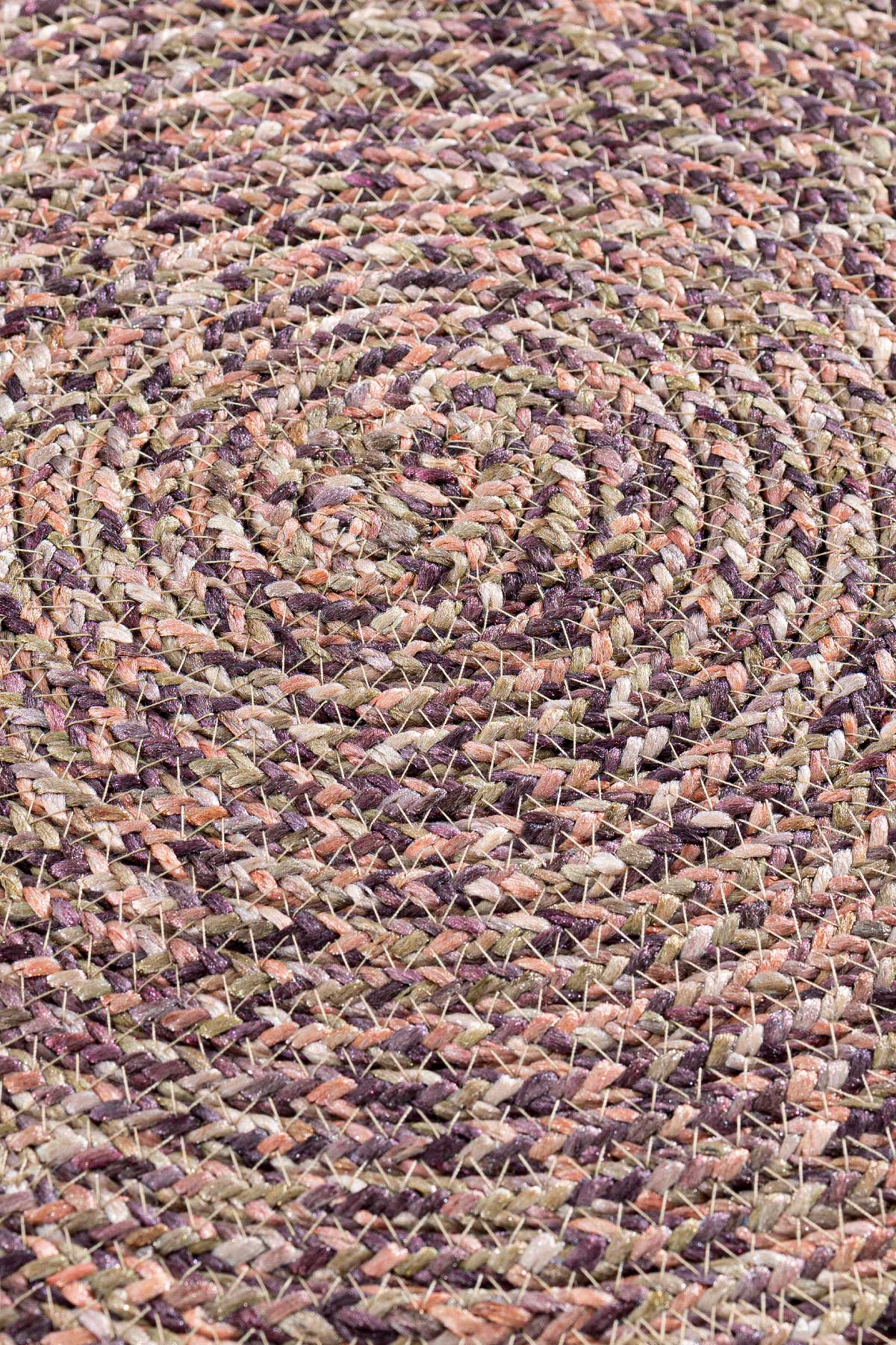 Cesta El Yapımı Örgü Mor Supla 37x37 4021