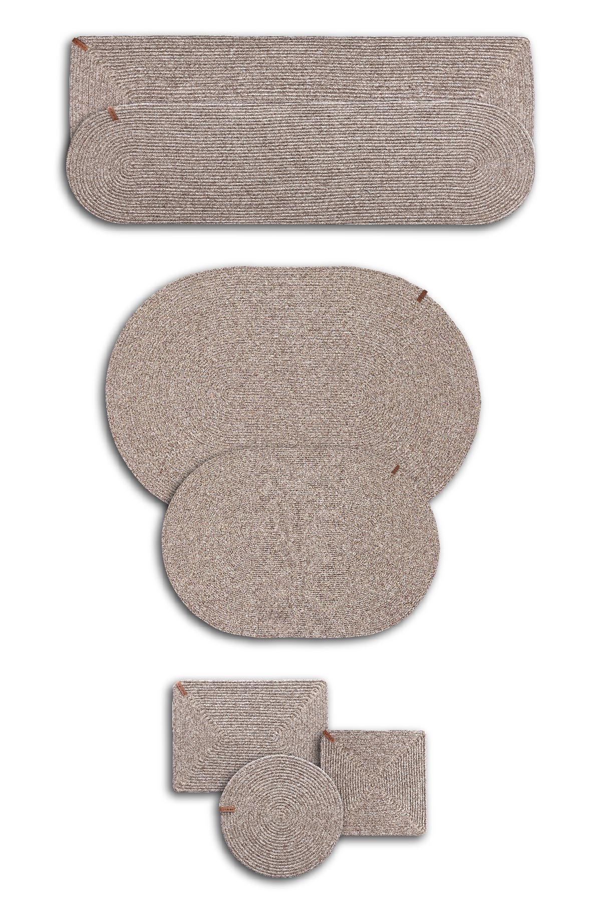 Cesta El Yapımı Örgü Natural Supla 37x37 4007