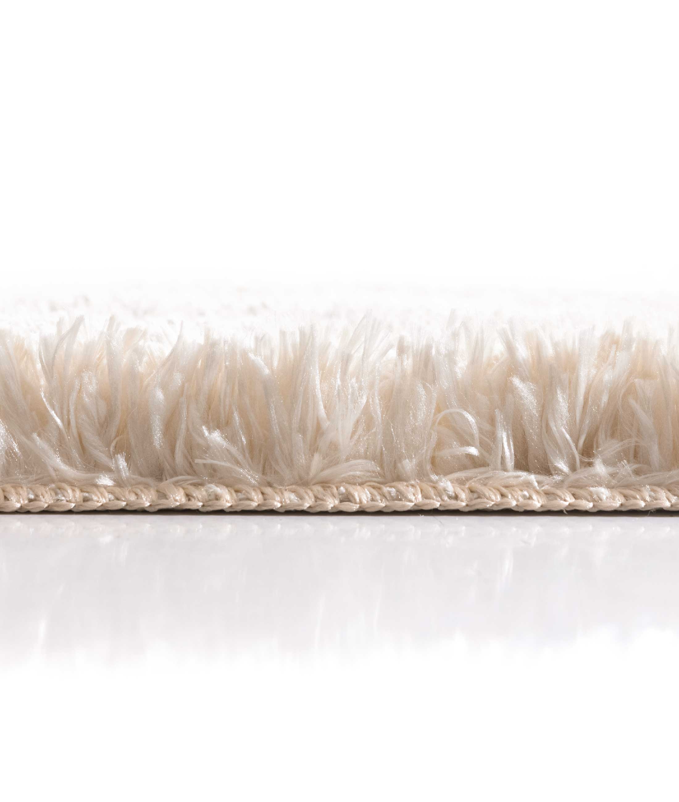Douro Shaggy 2'li Banyo Paspası Bej Kaydırmaz Taban 60 x 100 - 50 x 60