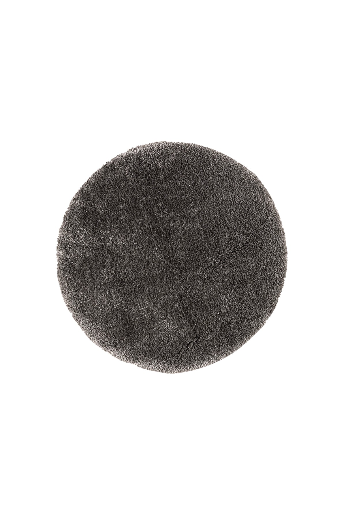 Douro Shaggy Banyo Paspası Füme Kaydırmaz Taban Daire 80 x 80 cm