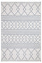 Duo Beyaz Gri Çift Taraflı Yıkanabilir Dokuma Kilim 22995A