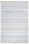 Duo Beyaz Gri Çift Taraflı Yıkanabilir Dokuma Kilim 22996A