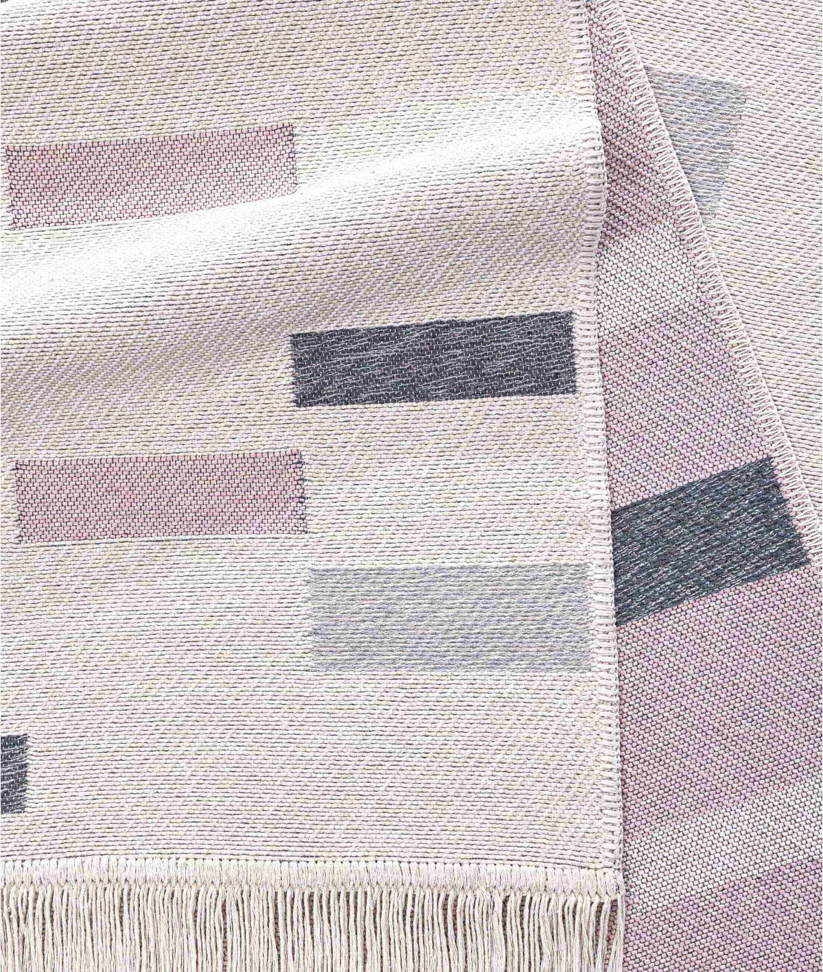 Duo Krem Gri Çift Taraflı Yıkanabilir Dokuma Kilim 24246A