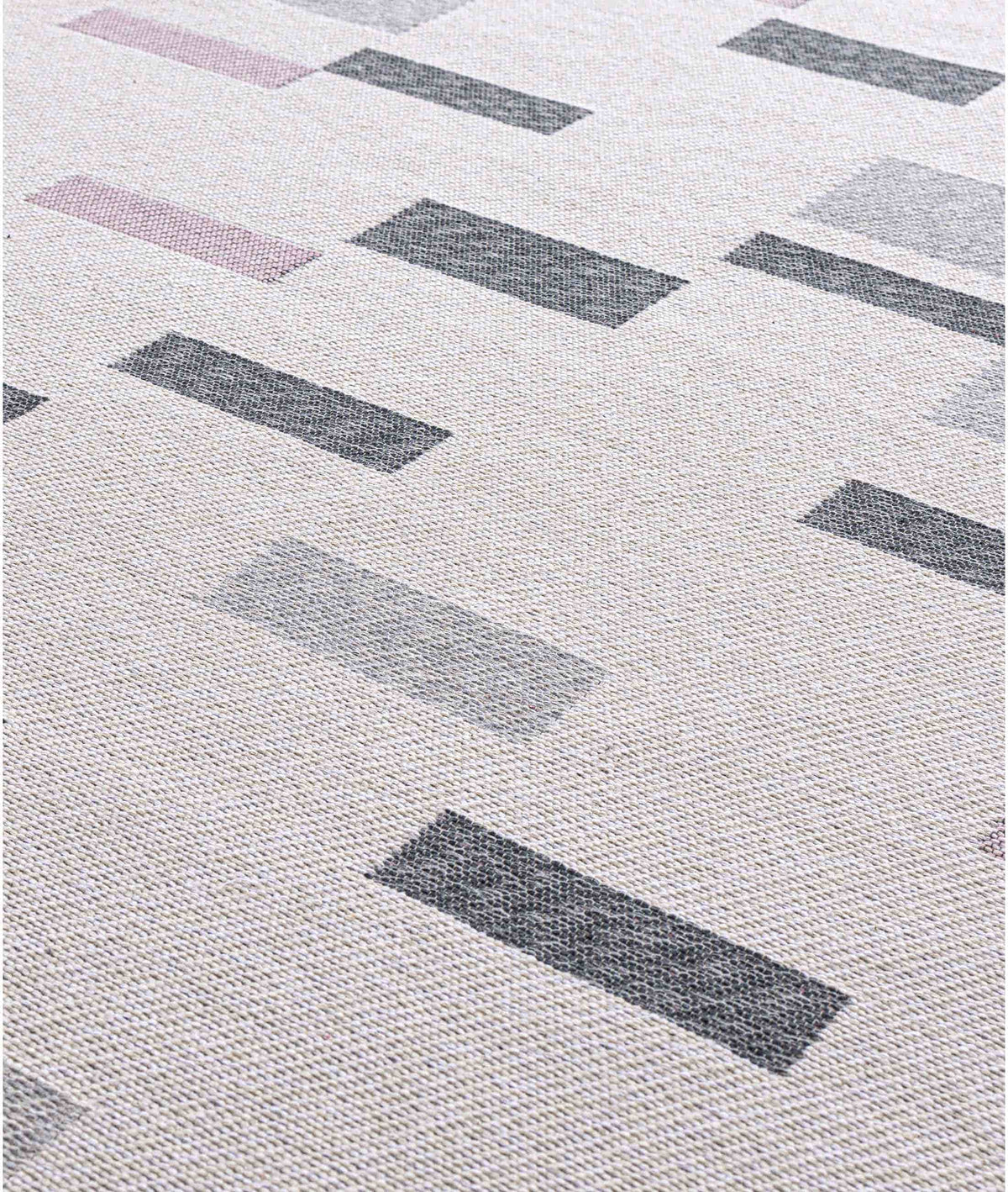 Duo Krem Gri Çift Taraflı Yıkanabilir Dokuma Kilim 24246A