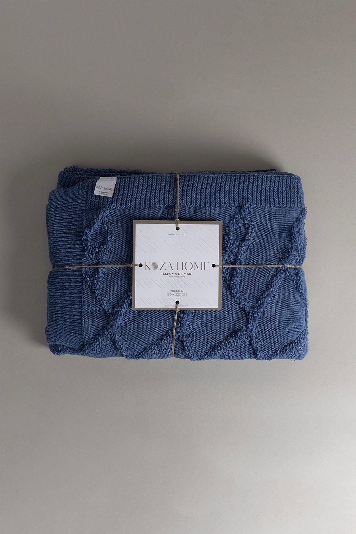 Espuma De Mar İndigo Tek Kişilik Battaniye 160x220 37141