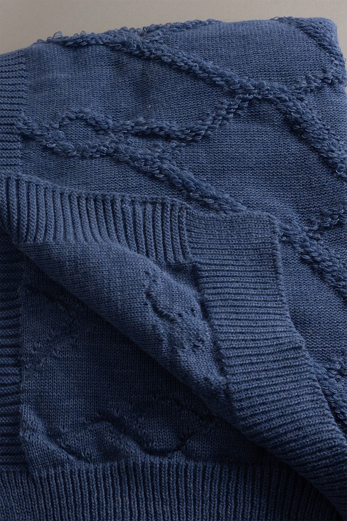 Espuma De Mar İndigo Tek Kişilik Battaniye 160x220 37141