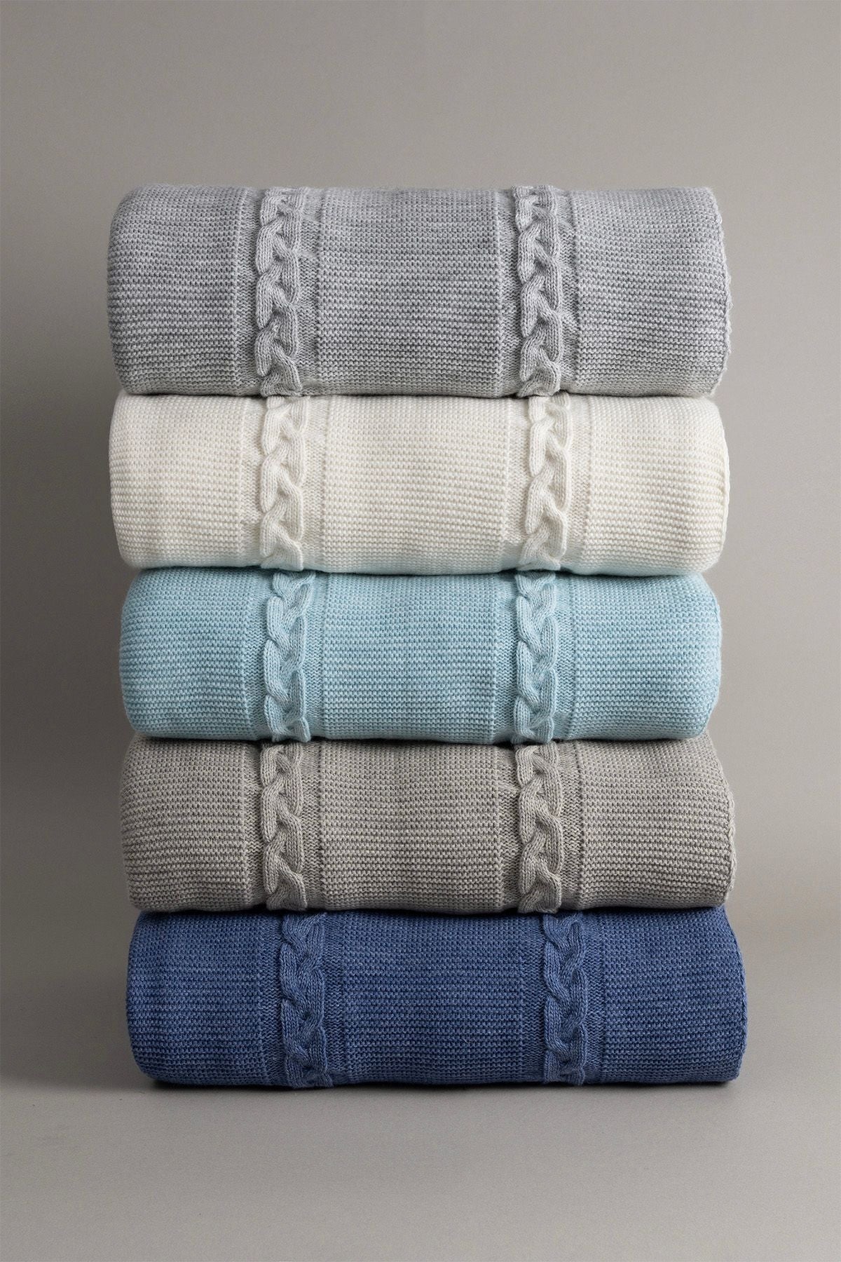 Espuma De Mar İndigo Tek Kişilik Battaniye 160x220 37141