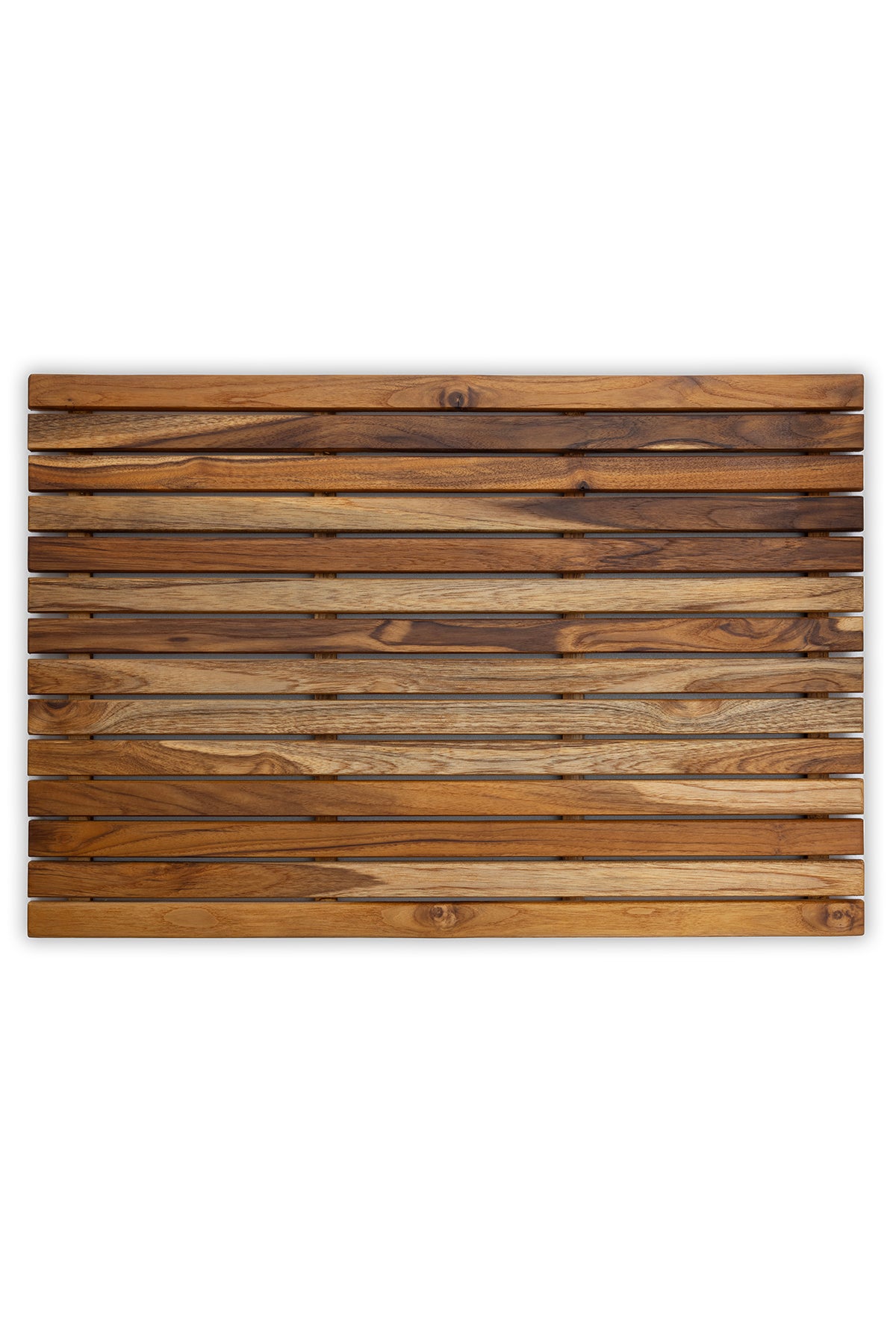 Estera Tik Ağacı Ahşap Banyo Paspası 60x90 9984