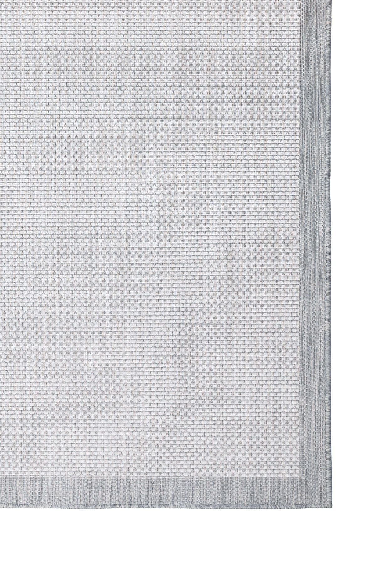 Fresco Antrasit Ekru İskandinav Jüt Yıkanabilir Halı Kilim Balkon Teras Salon Koridor Halısı 23745A
