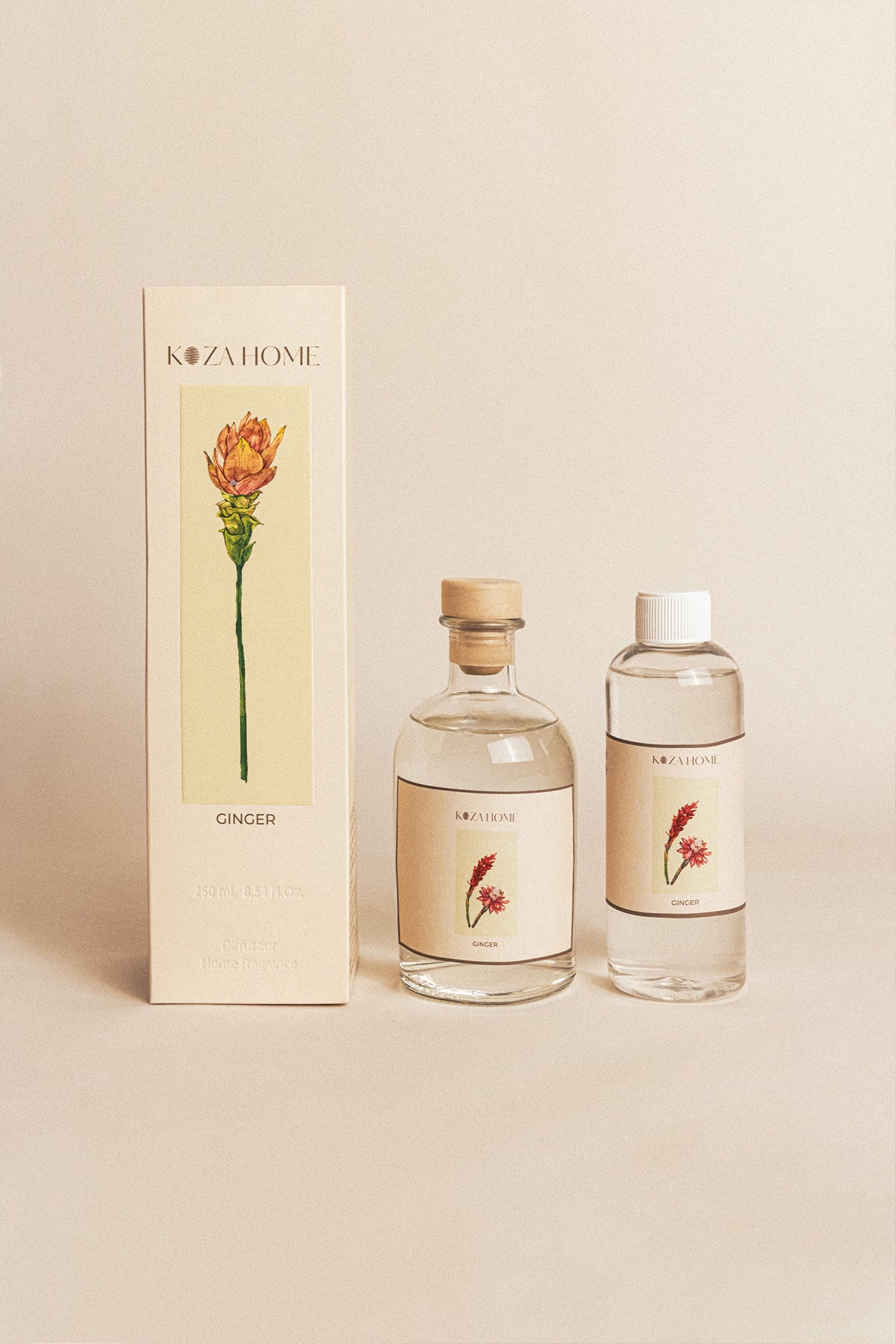 Ginger Oda Kokusu Bambu Çubuklu 250 ML
