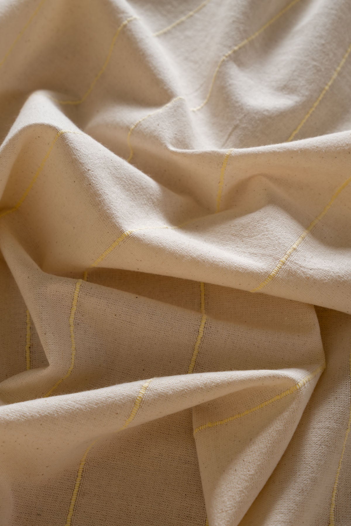 Graın %100 Pamuk Masa Örtüsü Krem-Sarı 140X200 Cm 2597