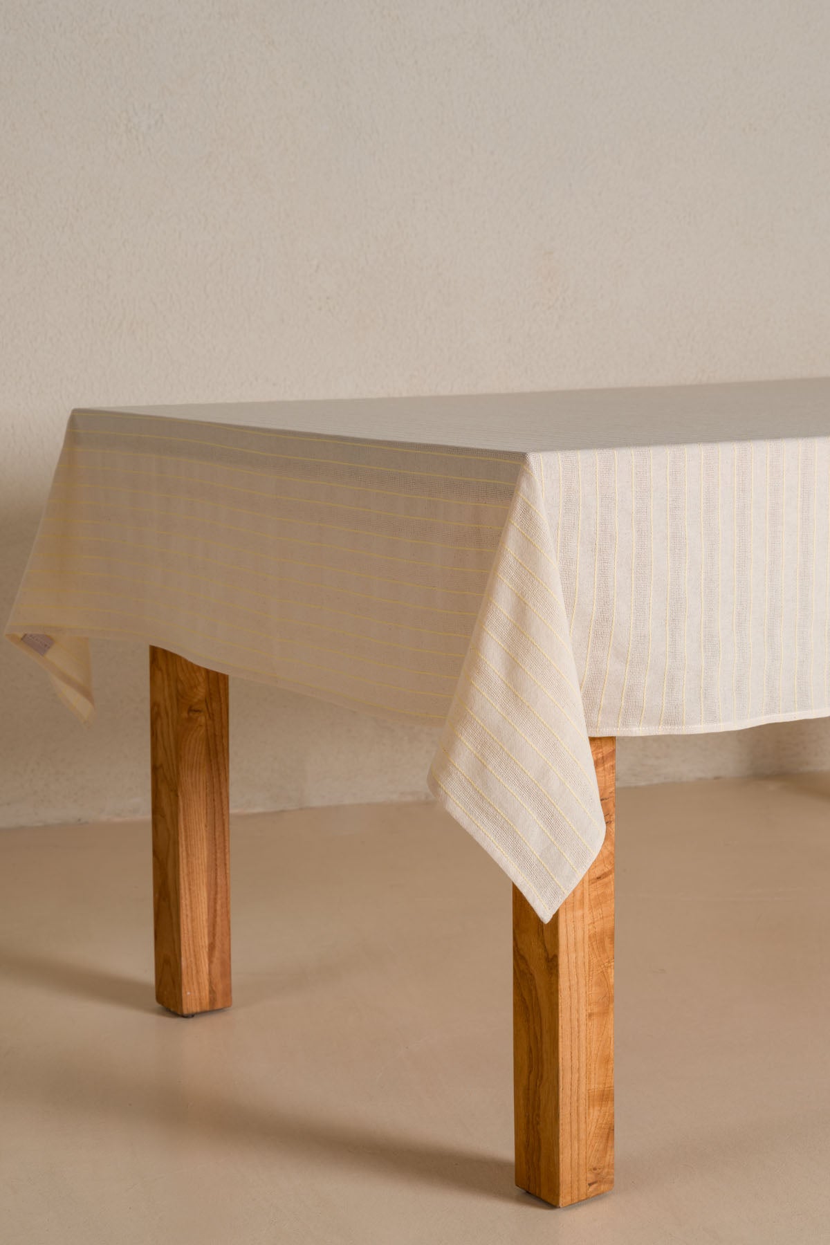 Graın %100 Pamuk Masa Örtüsü Krem-Kiremit 140X200 Cm 2599