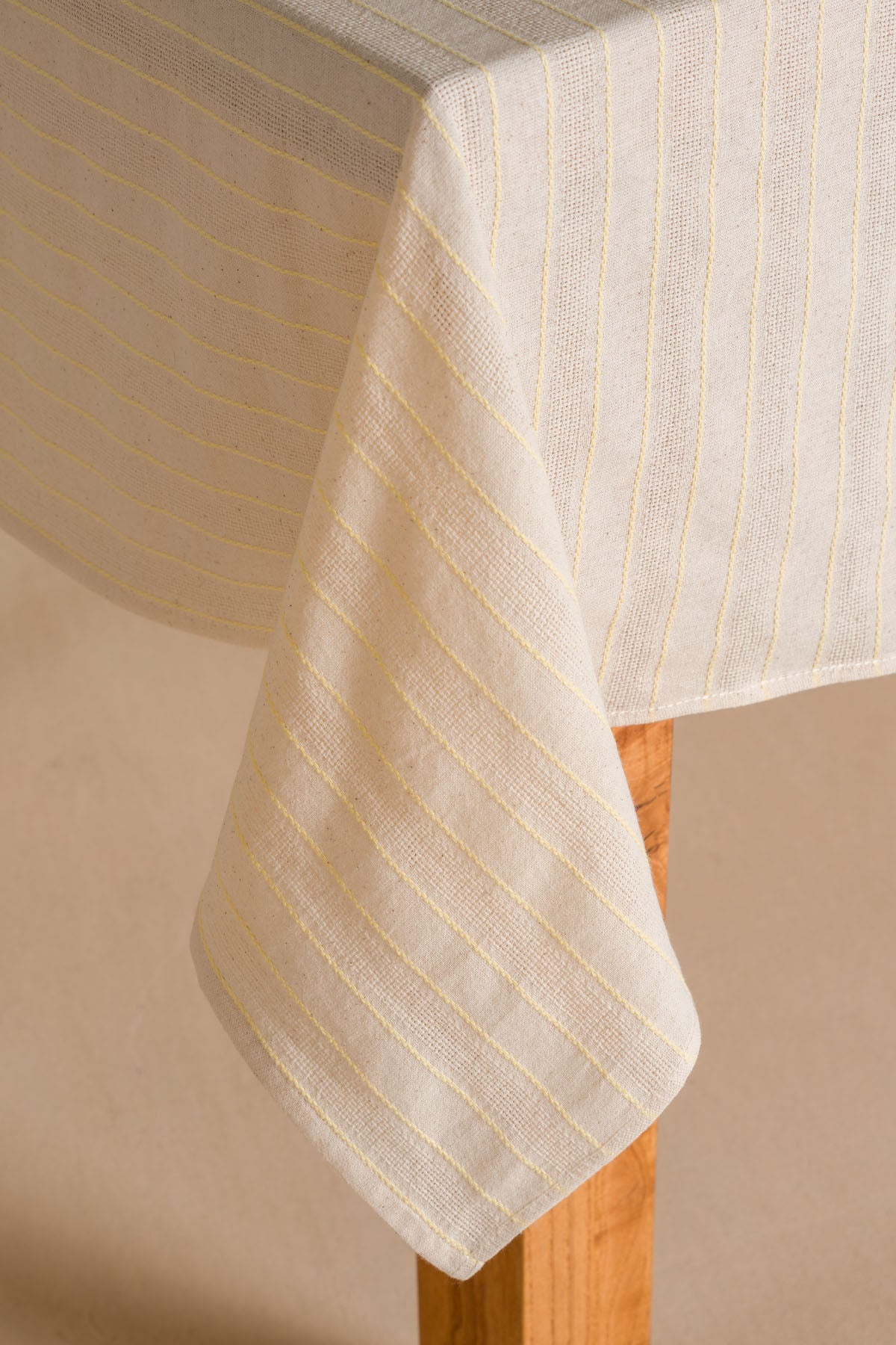 Graın %100 Pamuk Masa Örtüsü Krem-Kiremit 140X200 Cm 2599