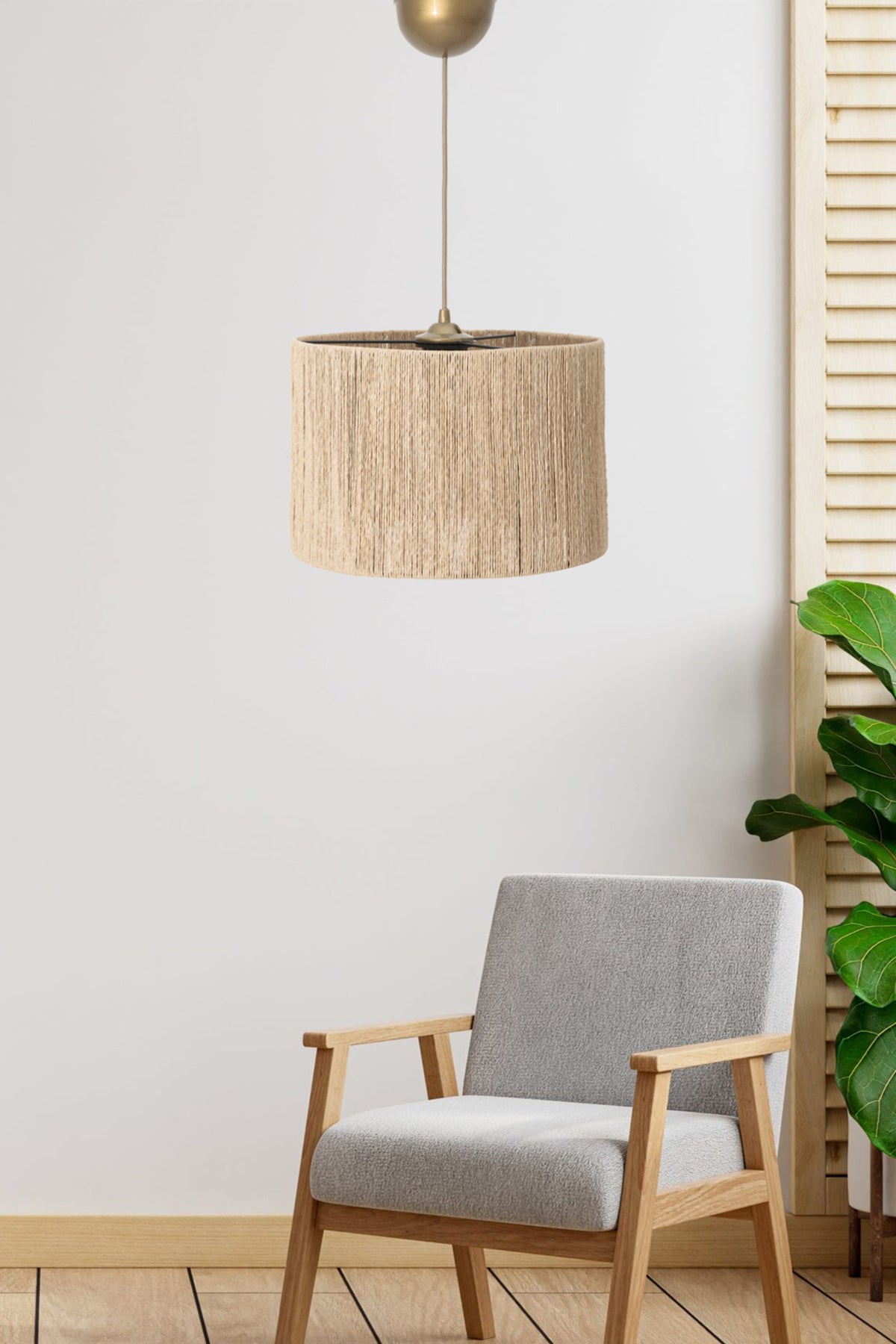 Halo Hasır Sade Bohem Avize 9098