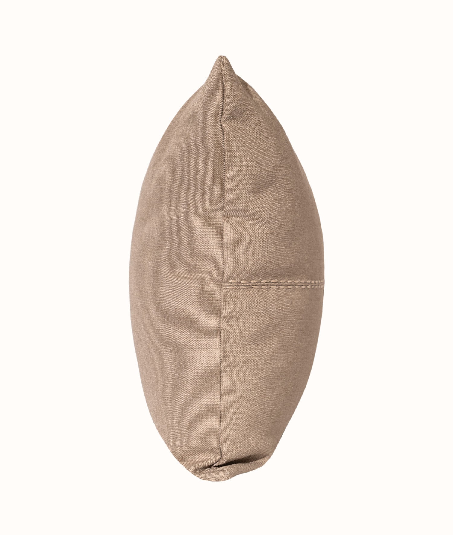 Isla Kahverengi Krem Dikişli Dekoratif Boncuk Elyaf İç Dolgulu Kırlent 43x43 5004