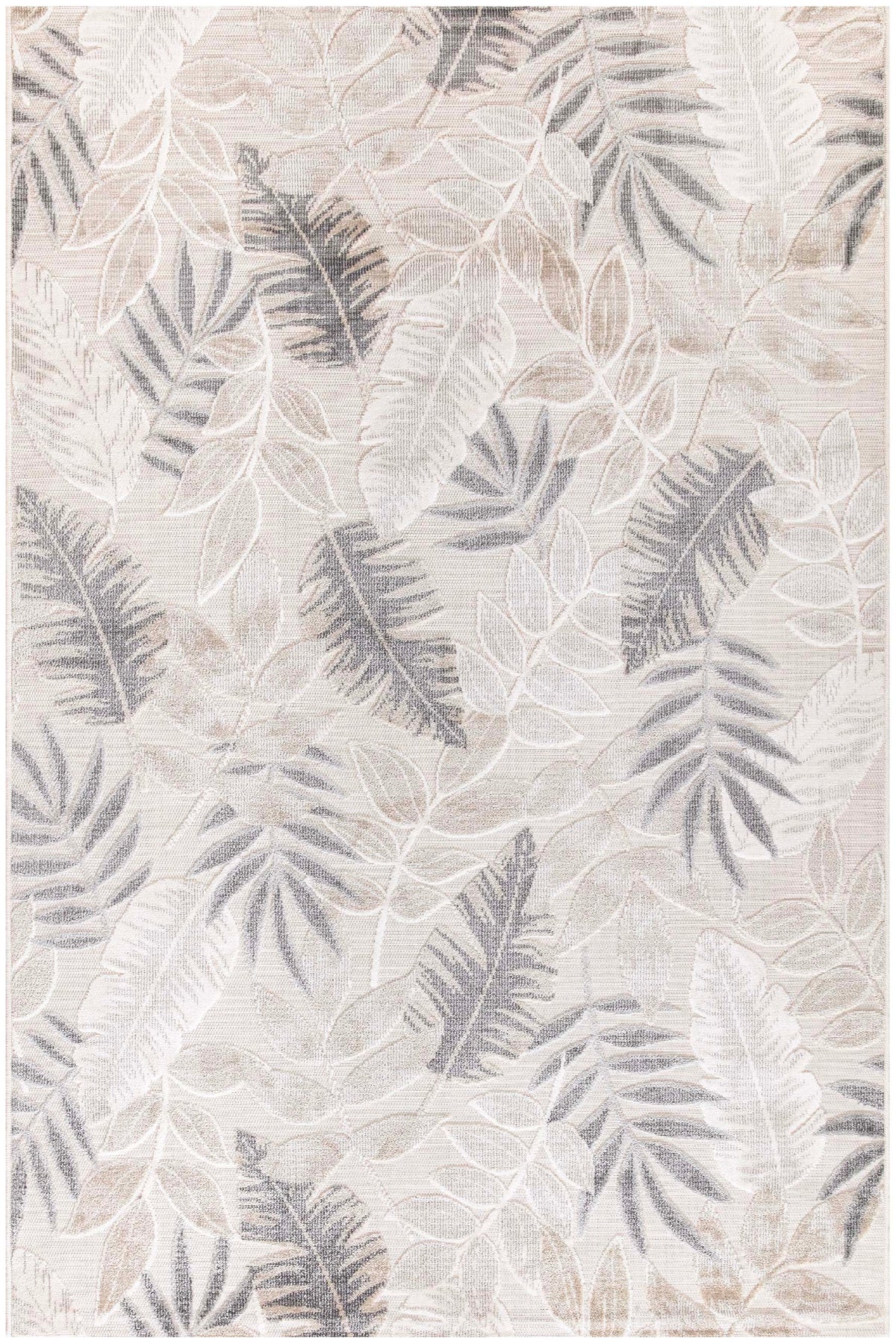 Koza Garden Gri Halı Kilim Balkon Teras Bahçe Salon Koridor Makine Halısı 65256