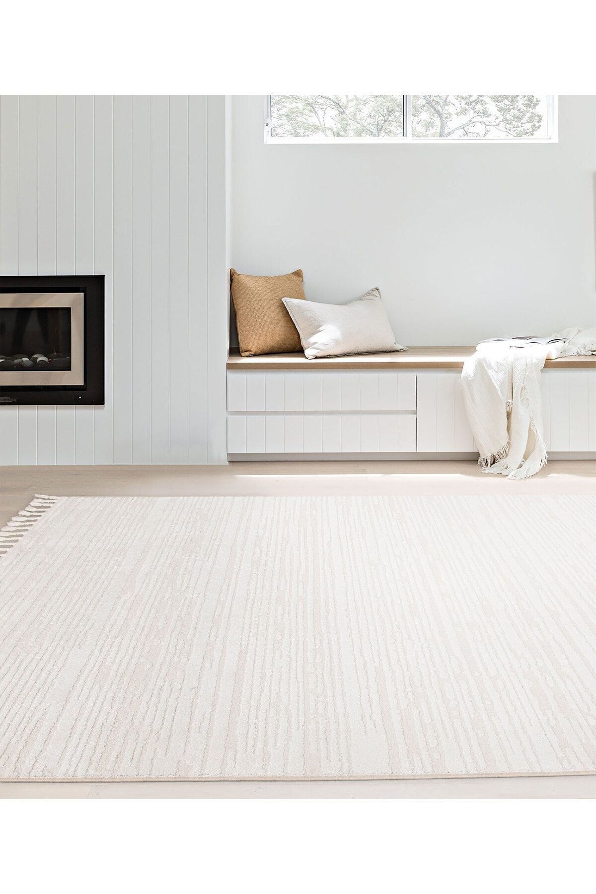 Koza Hayad Monaco Krem Halı Salon Oturma Odası Yatak Odası Koridor Makine Halısı 33203B