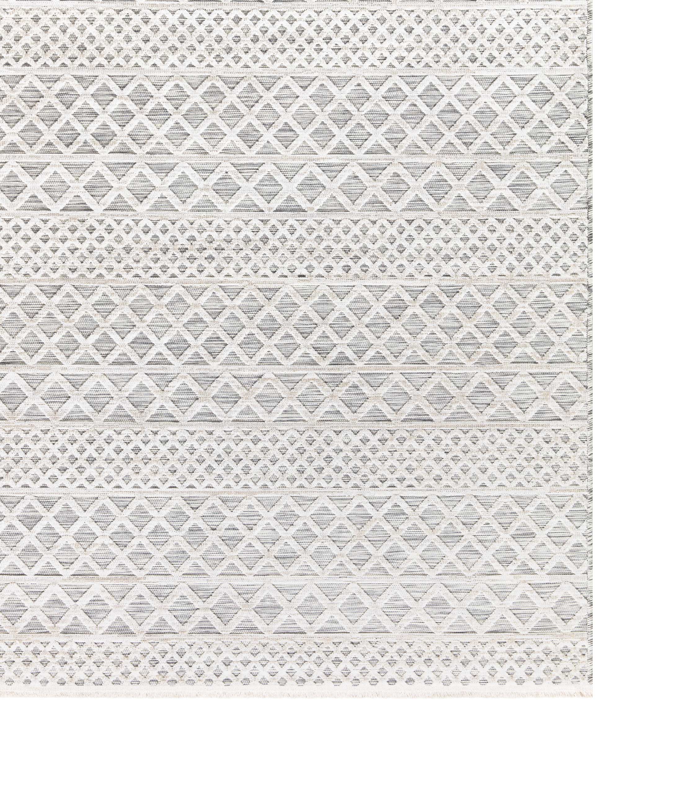 Koza Meridyen Gri Halı Kilim Balkon Teras Bahçe Salon Koridor Makine Halısı 65289