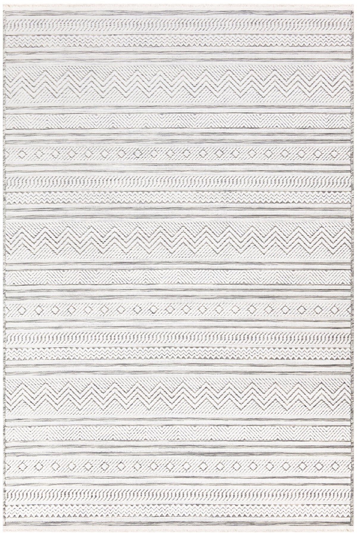 Koza Meridyen Gri Halı Kilim Balkon Teras Bahçe Salon Koridor Makine Halısı 65294