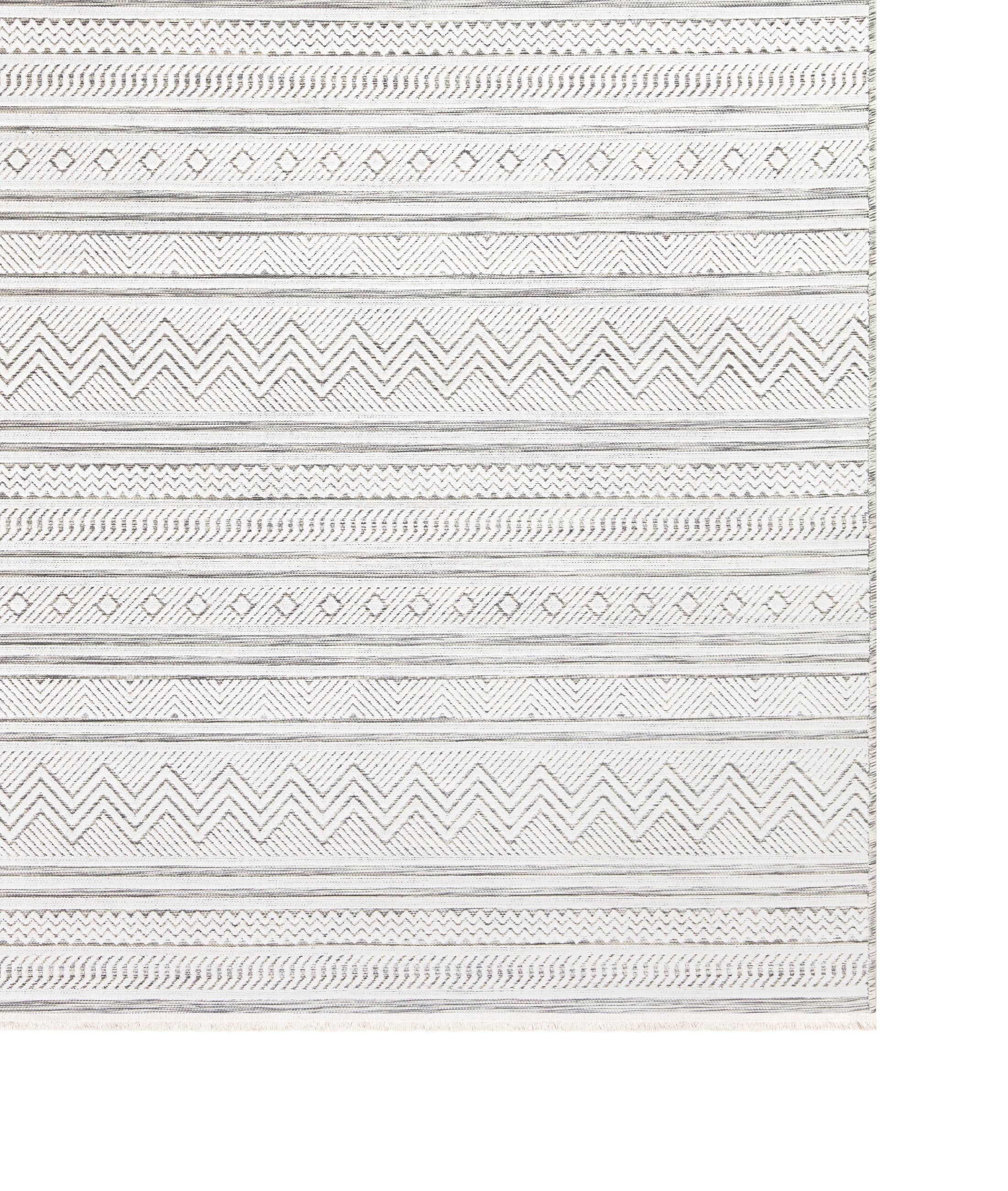 Koza Meridyen Gri Halı Kilim Balkon Teras Bahçe Salon Koridor Makine Halısı 65294