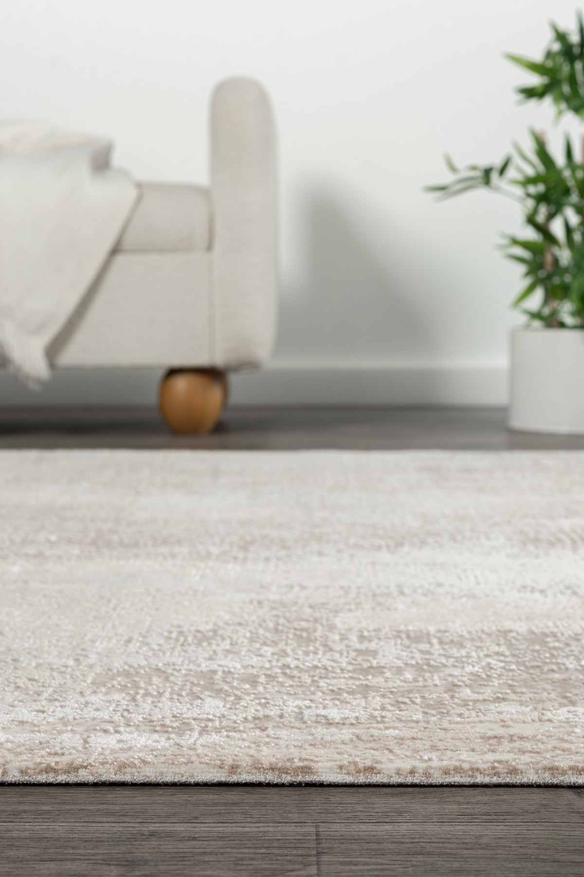 Koza Premium Lara Bej Halı A0240C Salon Oturma Odası Yatak Odası Koridor Makine Halısı