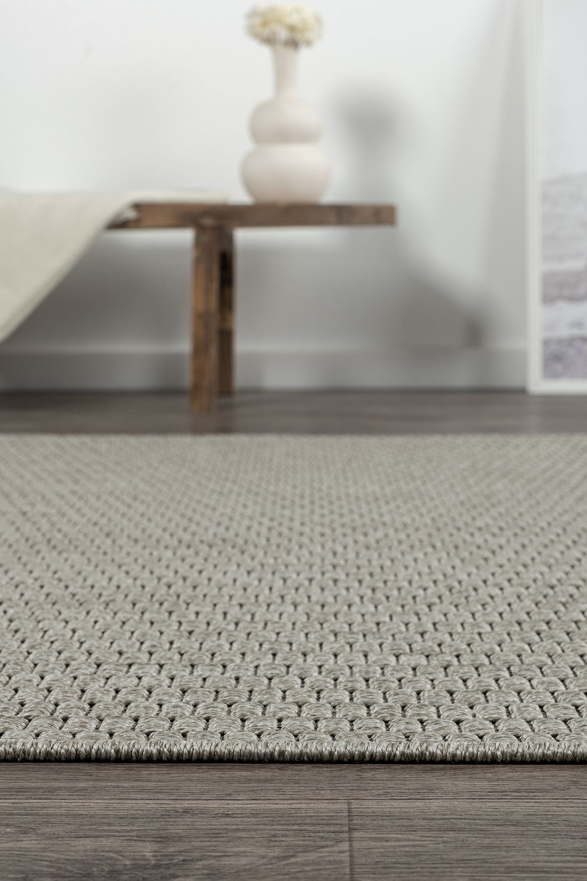 Koza Premium Sahara Gri Halı B3795D Salon Oturma Odası Yatak Odası Koridor Makine Halısı