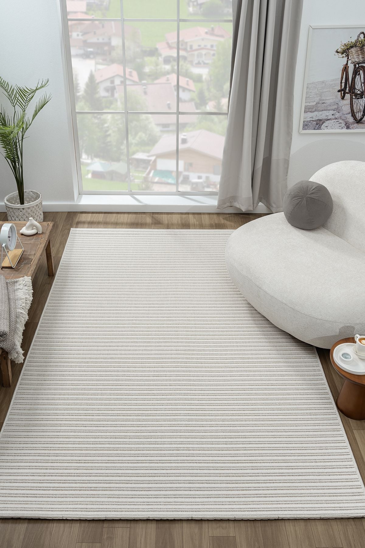 Koza Premium Sahara Krem Halı B3796A Salon Oturma Odası Yatak Odası Koridor Makine Halısı