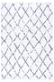 Maze Tile Antrasit Desenli Peluş Halı 7454