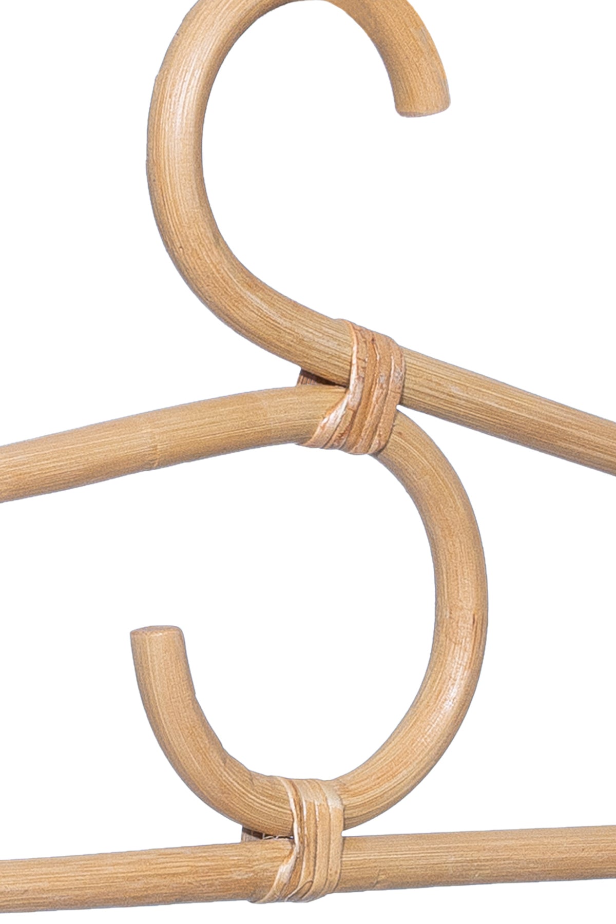 Meander Dekoratif 6'lı Bambu Elbise Askısı 42x24cm 8875