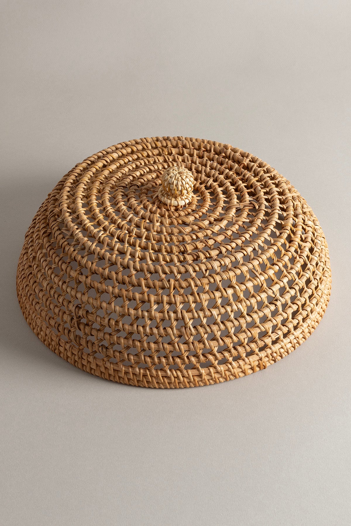 Meander Doğal Rattan El Yapımı Yemek Koruyucu 31x13cm 9071