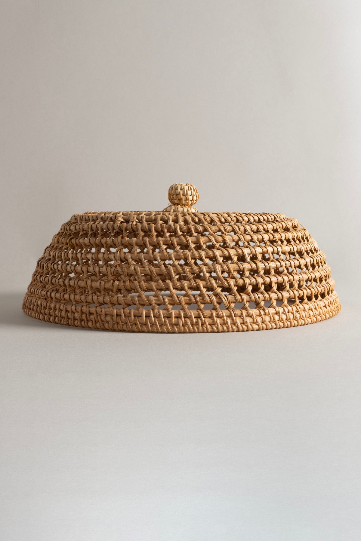 Meander Doğal Rattan El Yapımı Yemek Koruyucu 31x13cm 9071