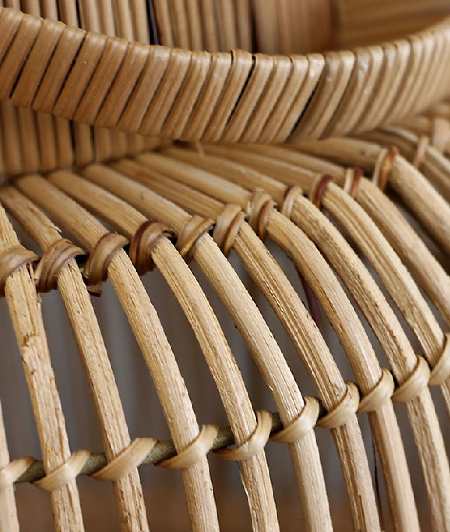 Meander El Yapımı Dekoratif Rattan Mumluk 28x30x38 8940