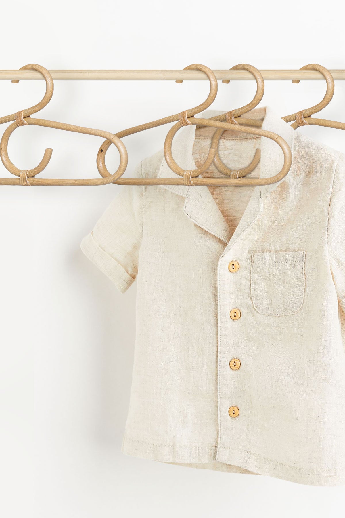 Meander El Yapımı Natural Bambu 6'lı Askı 30x17.5cm 8832