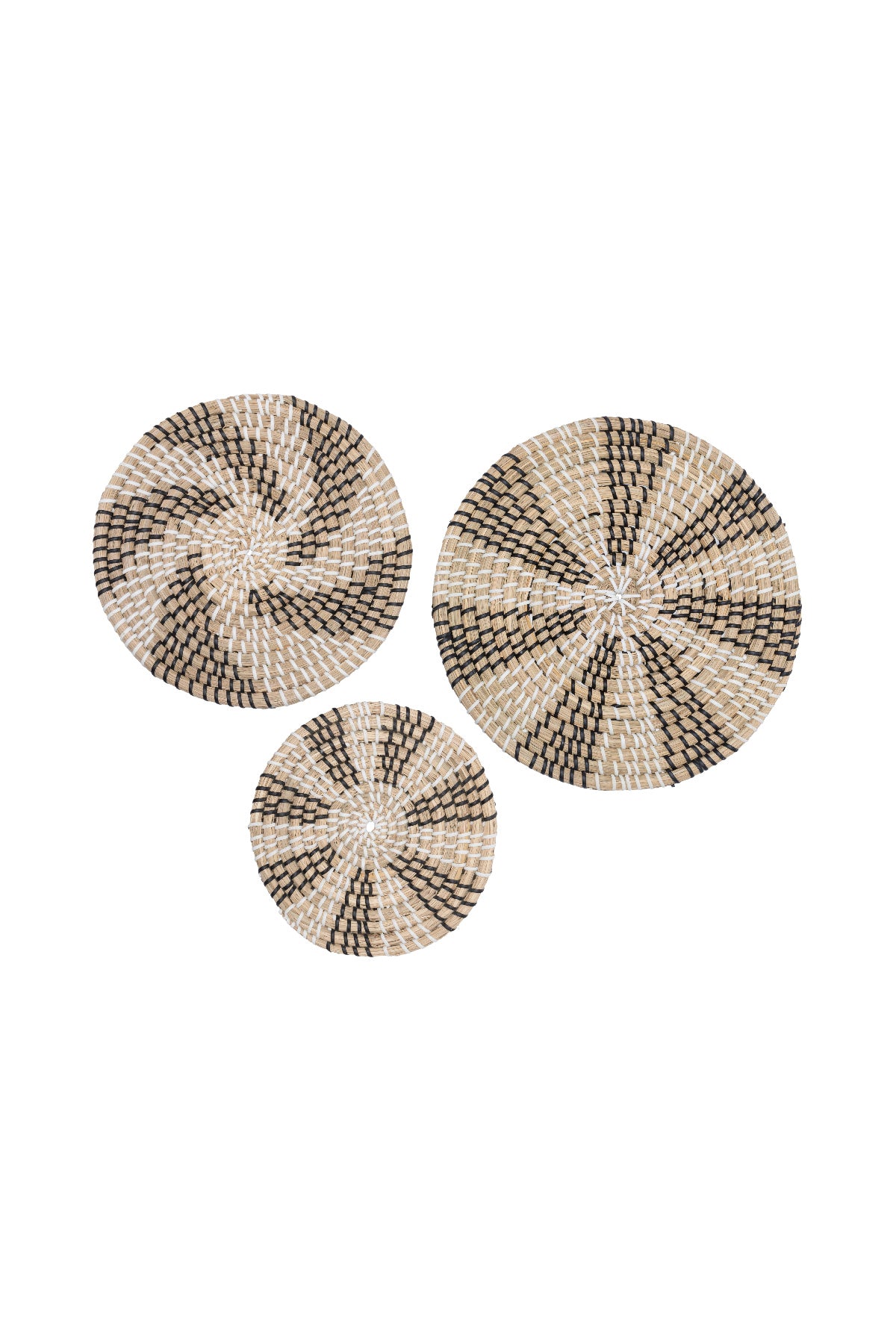 Meander El Yapımı Siyah Desenli Duvar Dekoru 25cm 8907