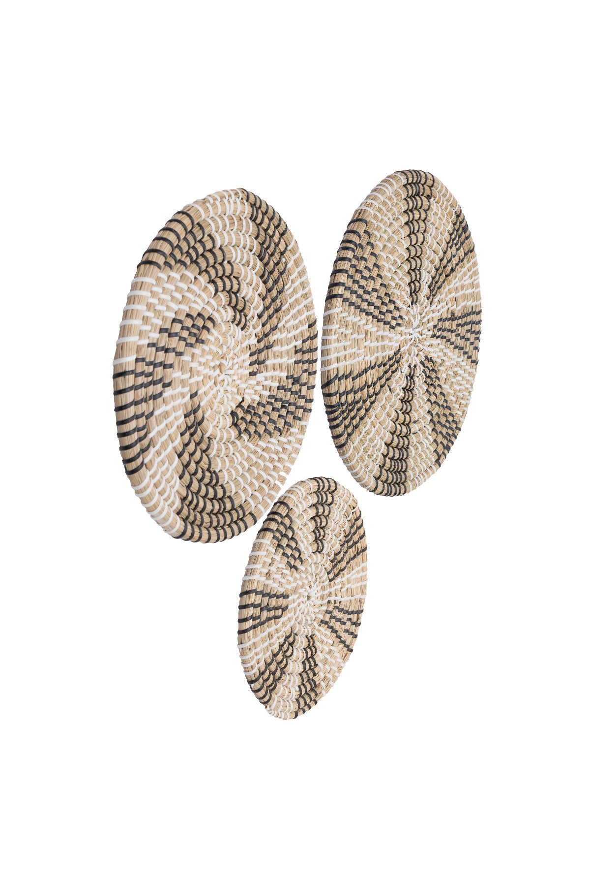 Meander El Yapımı Siyah Desenli Duvar Dekoru 25cm 8907